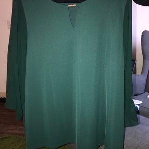 Green Calvin Klein Dress Shirt Women’s 2x